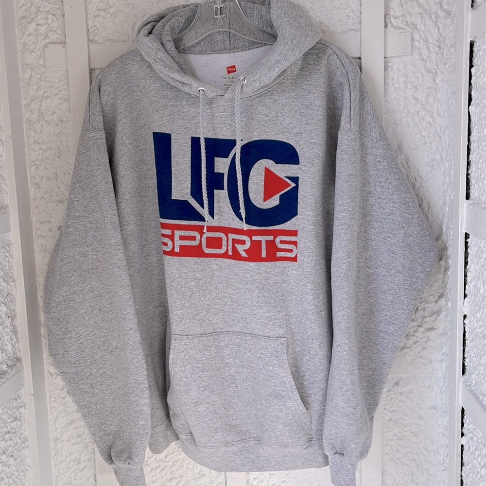 Men’s gray size large Hooded sweatshirt LFG perfect condition